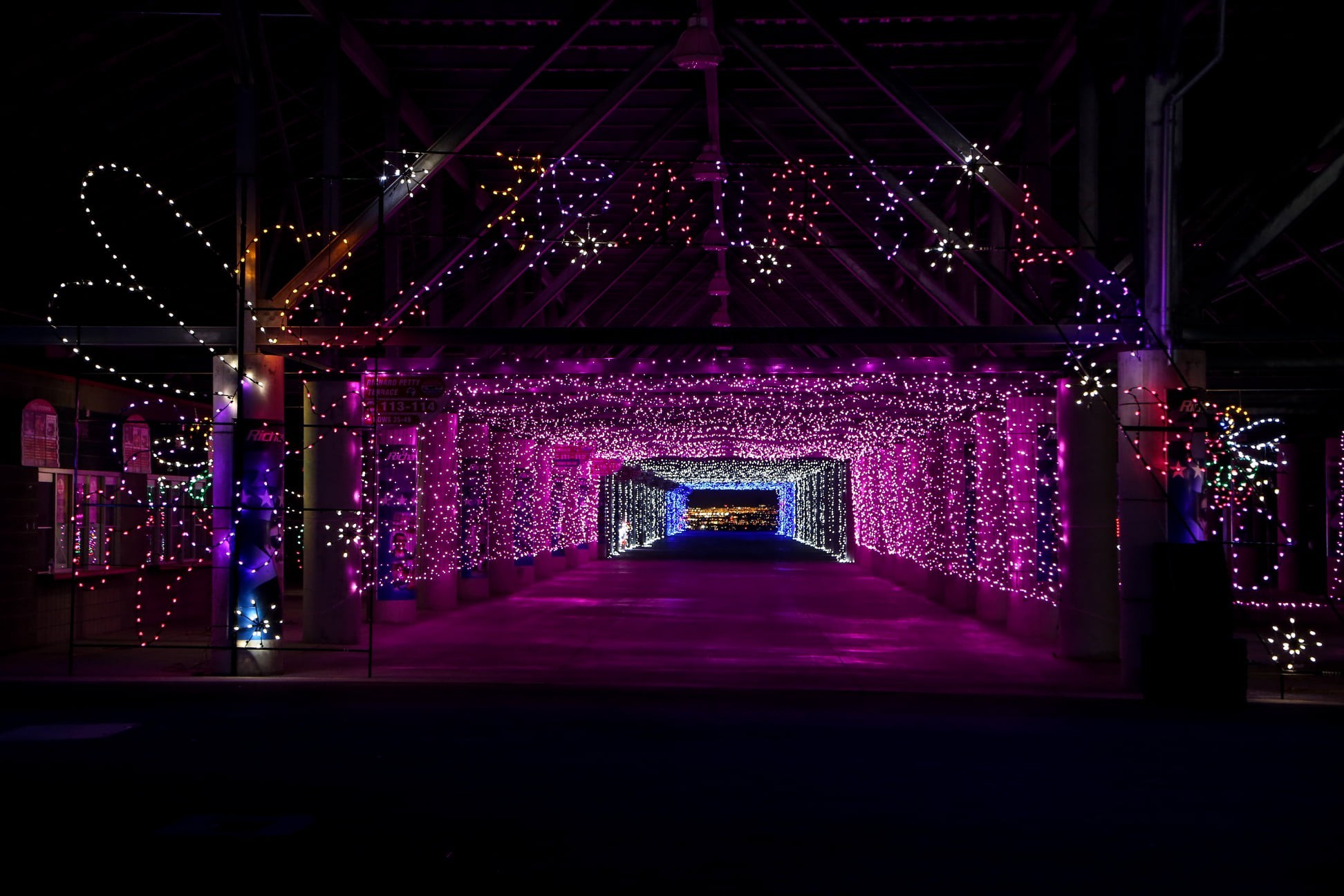 Drive Through the  Glittering Lights at the Las Vegas Motorspeedway