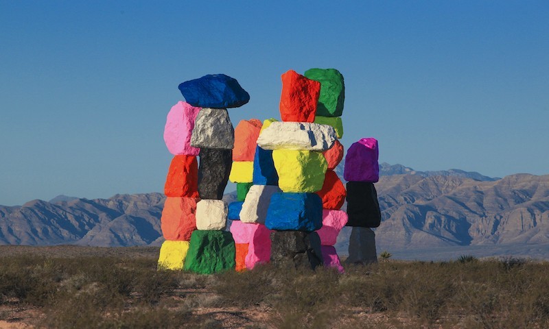 Seven Magic Mountains: The Brightest Rock Formation in Vegas