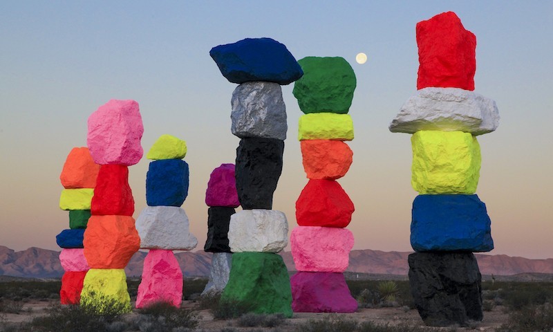 Seven Magic Mountains: The Brightest Rock Formation in Vegas