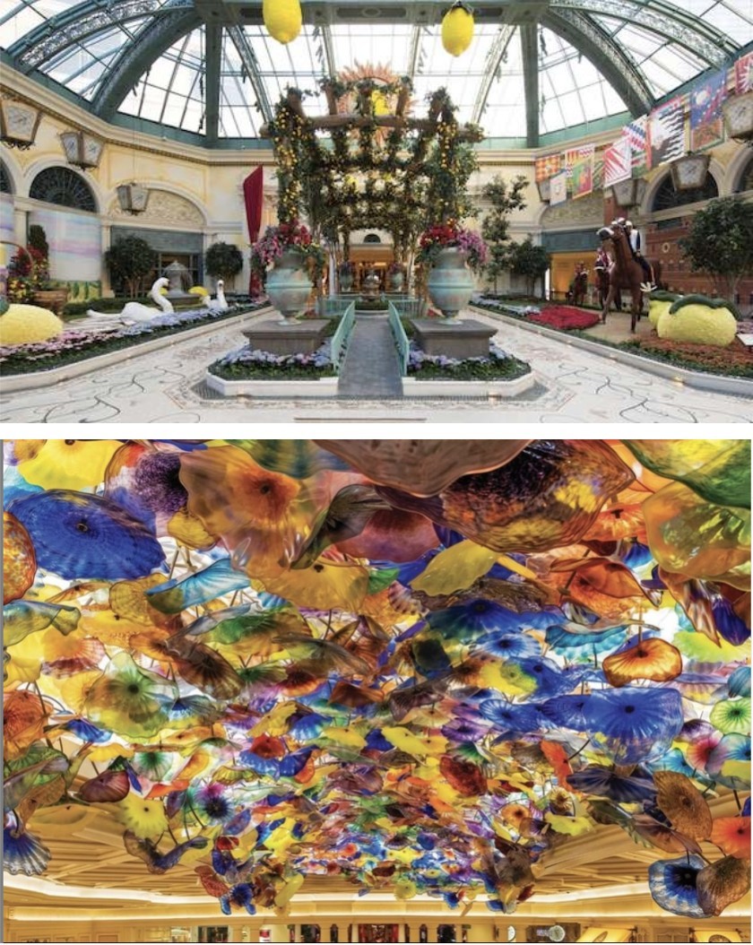 The Bellagio Conservatory &amp; Glass Ceiling by Dale Chihuly