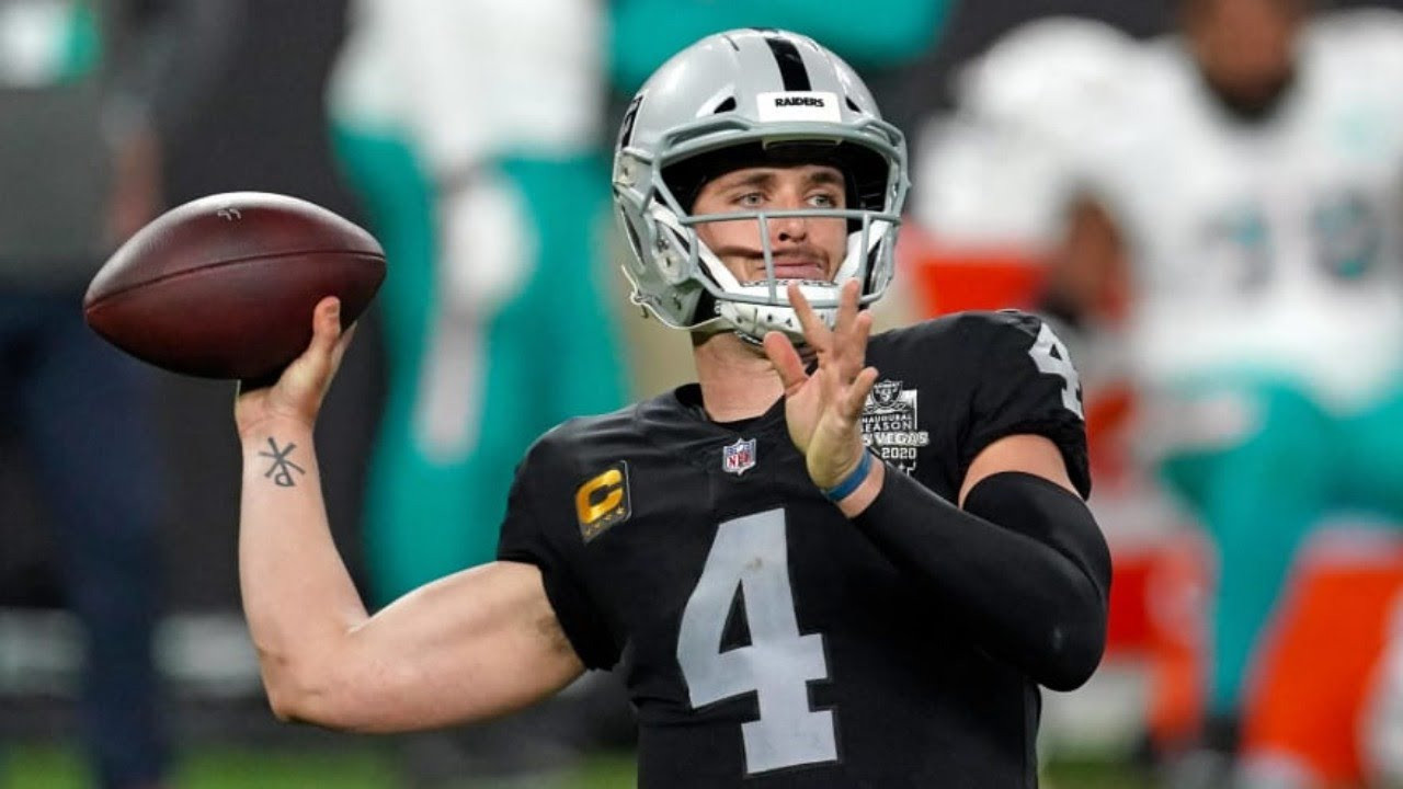 #4 Las Vegas Raiders Quarterback Derek Carr cracks top-ten  in the NFL QB index for second time in his career