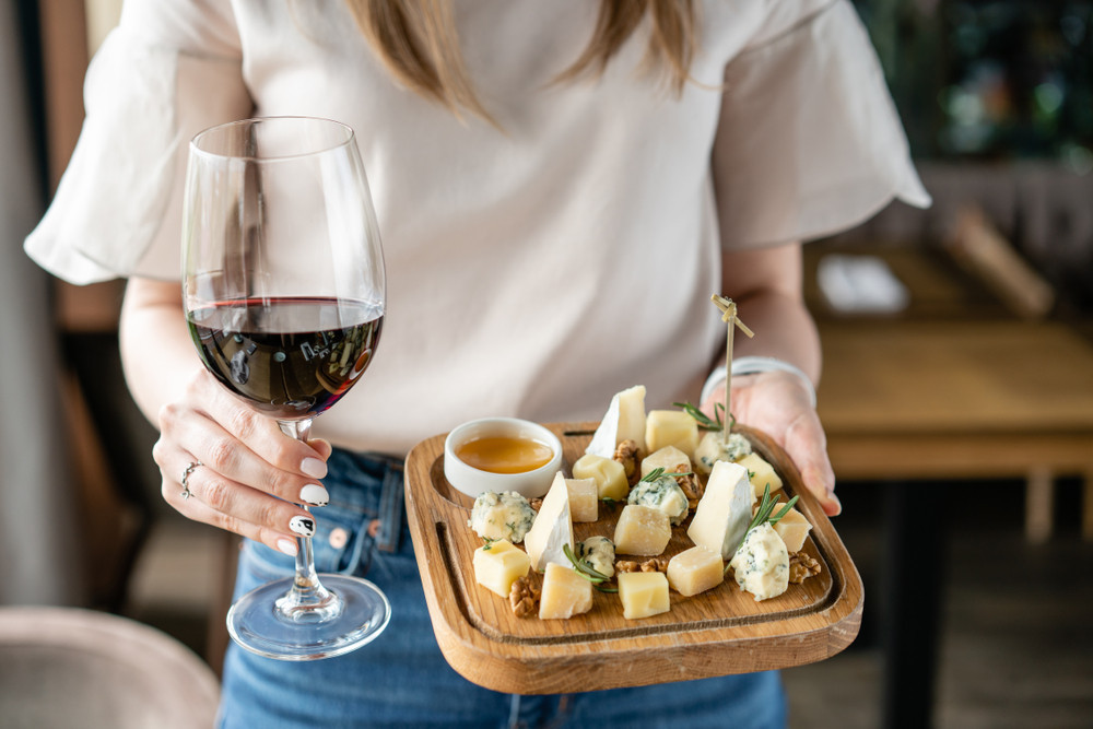 Indulge with fancy cheese and beer