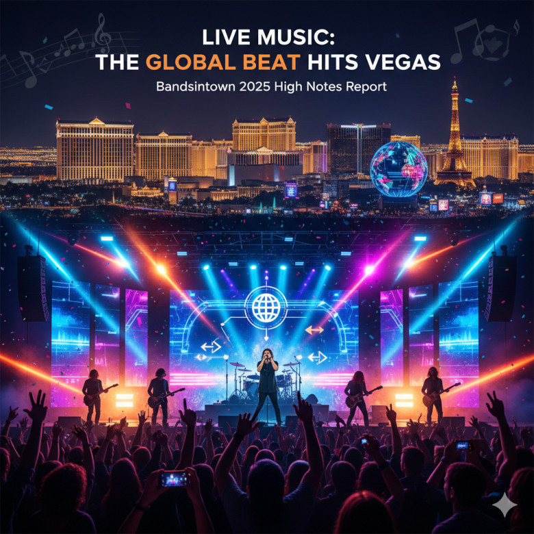 Bandsintown’s 2026 Live Music Report Shows Why Las Vegas Is Built for the New Era of Music Tourism