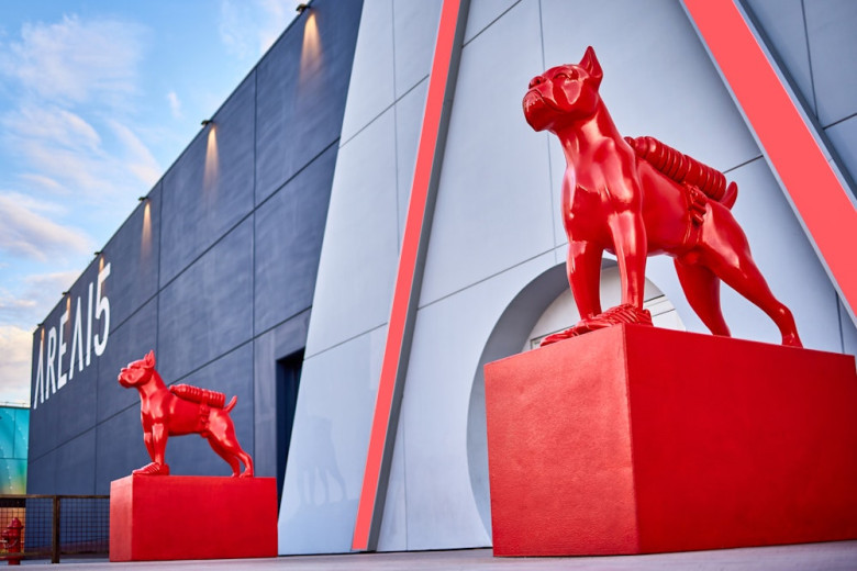 Cloned Bulldog  with Pet Bottle by William  Sweetlove
