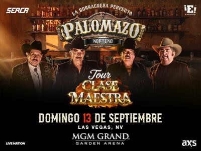 MGM Grand Garden Arena Hosts Palomazo Norteño in 2026