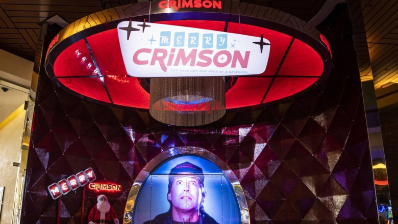 Merry Crimson: Holiday Pop-up Bursts Into Life at Red Rock Resort