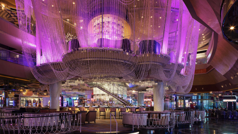 The Chandelier at The Cosmopolitan Turns into a Dazzling Holiday Wonderland