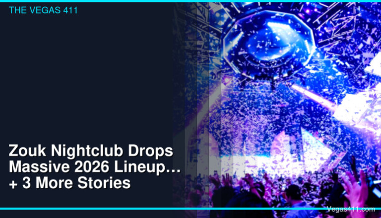 Lil Wayne at Zouk 2026, WWE Hall of Fame at Park MGM & More